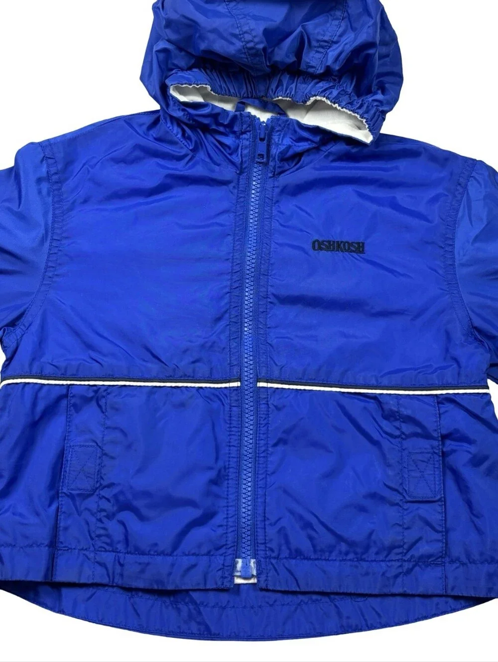 OshKosh B'gosh Bright Blue Hooded Raincoat